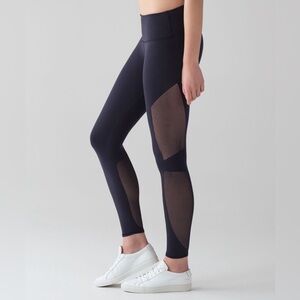 Lululemon Reveal 7/8 Tight Midnight Navy Size xxs